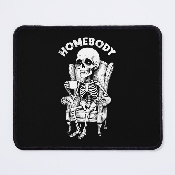 Item preview, Homebody Funny Indoorsy Skeleton Introvert Shy Halloween Guy designed and sold by GrandeDuc.