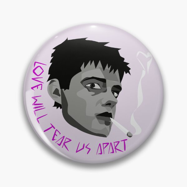 Item preview, Ian Curtis "Love Will Tear Us Apart" Design designed and sold by FoolsJourneyArt.
