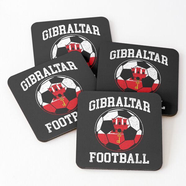 Item preview, SOCCER BALL - GIBRALTAR | Soccer Fans and Teams for Men and Women t-shirt designed and sold by wallsandpatts.
