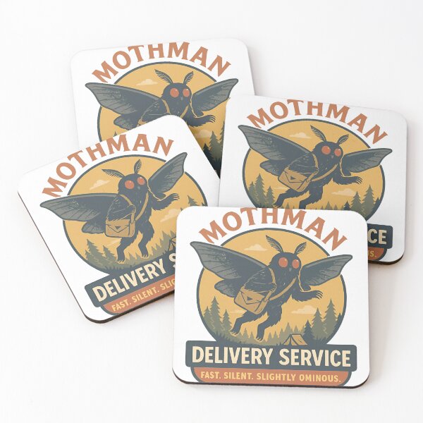 Item preview, Mothman Delivery Service designed and sold by QuantumSquare.