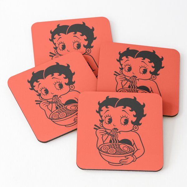 Item preview, Betty Boop Eating Ramen Japanese Noodles Vintage T-Shirt designed and sold by SunfullyYours.
