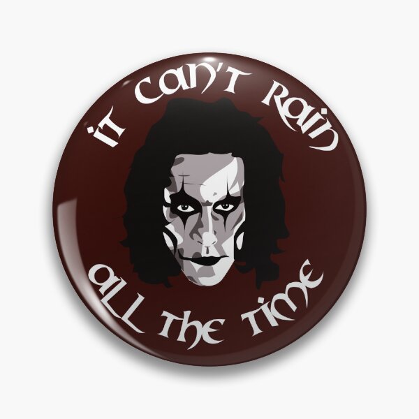 Item preview, The Crow "Can't Rain All The Time" Design designed and sold by FoolsJourneyArt.