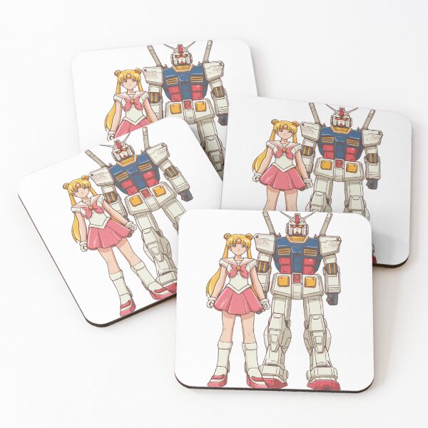 Item preview, Sailor Moon and Gundam Crossover designed and sold by pastel.moonwave.