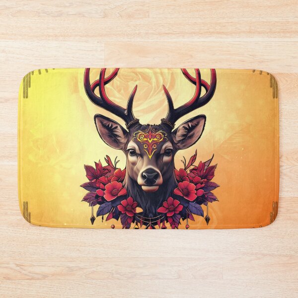 Item preview, Mysterious grace, the deer of shadows and lights.  designed and sold by nicky2342.