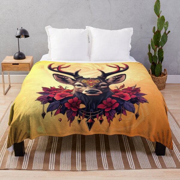 Item preview, Mysterious grace, the deer of shadows and lights.  designed and sold by nicky2342.