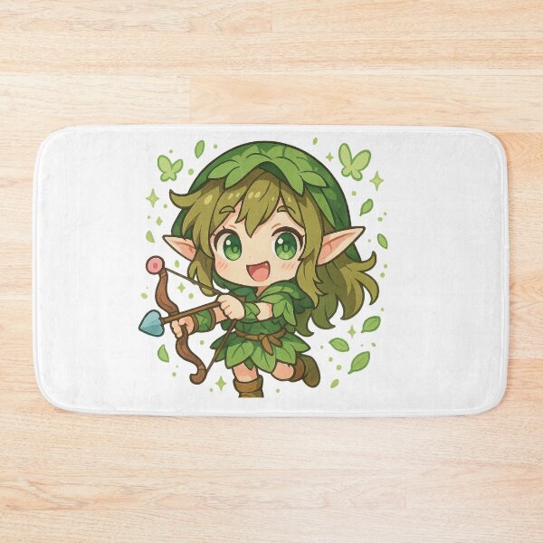 Item preview, Sagittarius Zodiac Elf – Kawaii Sagittarius Chibi Archer designed and sold by Asbiell.