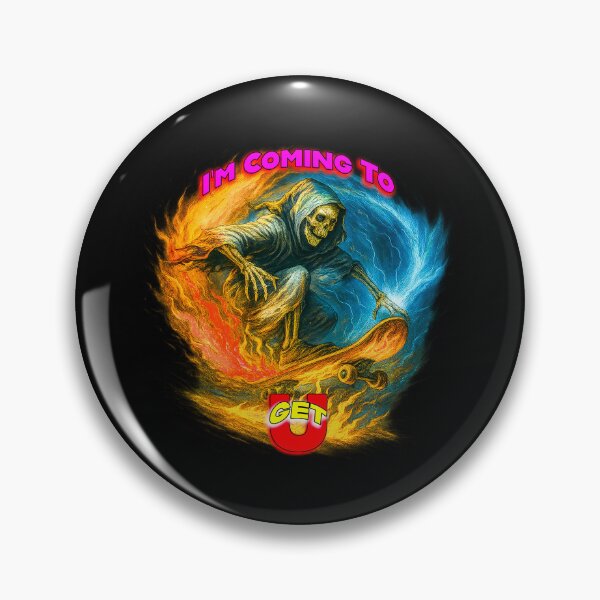 Item preview, Skater Reaper in Firestorm – I’m Coming to Get U designed and sold by Michael van der Hoorn.