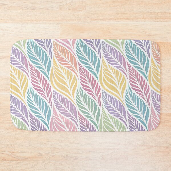 Item preview, Rainbow leaves pattern  designed and sold by trendspatterns.