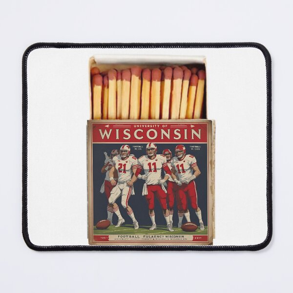 Item preview, University of Wisconsin Badgers Vintage Matchbox designed and sold by MelissaCaster.