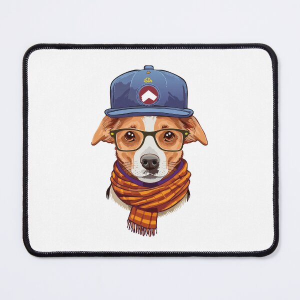 Item preview, hipster dog logo designed and sold by SUMA3000.