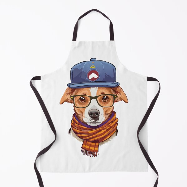 Item preview, hipster dog logo designed and sold by SUMA3000.
