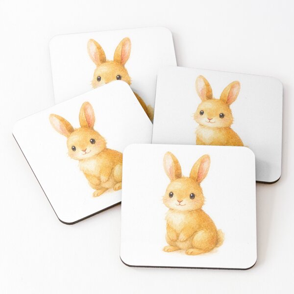 Item preview, little cute rabbit designed and sold by kavitartsanta.