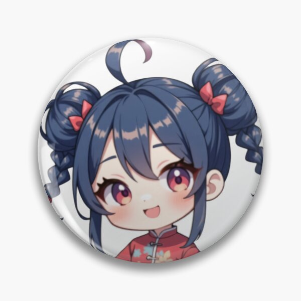 Item preview, Chibi Girl in Traditional Chinese Outfit – Cute Anime Style designed and sold by KAWAII ART BOX.