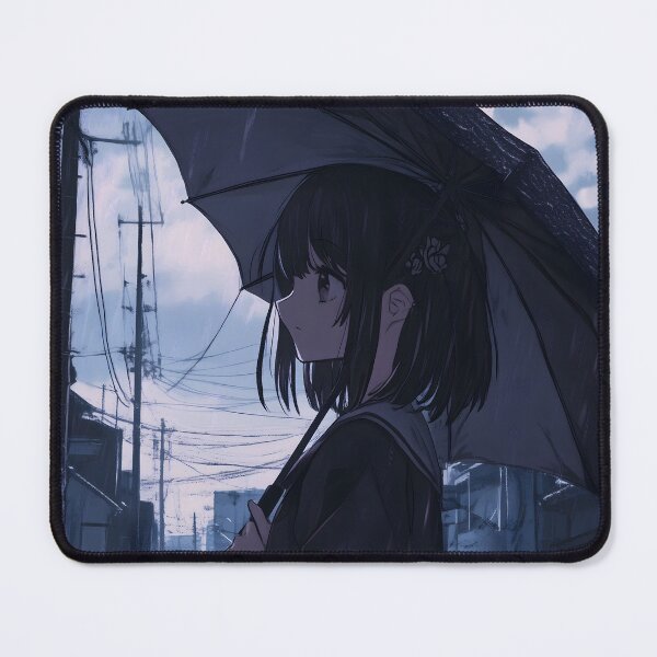 Item preview, Rainy Alleyway Anime Girl designed and sold by Miren675.