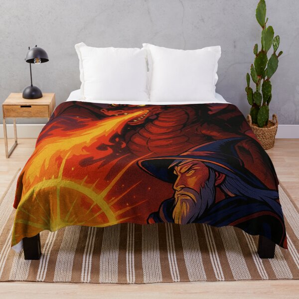 Item preview, Sorcerer and Fire Dragon designed and sold by JonelleTshirts.