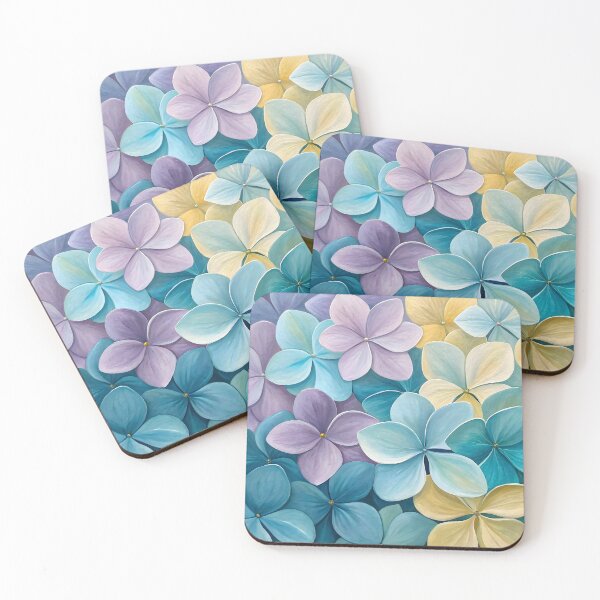 Item preview, Hydrangea flowers pattern designed and sold by trendspatterns.