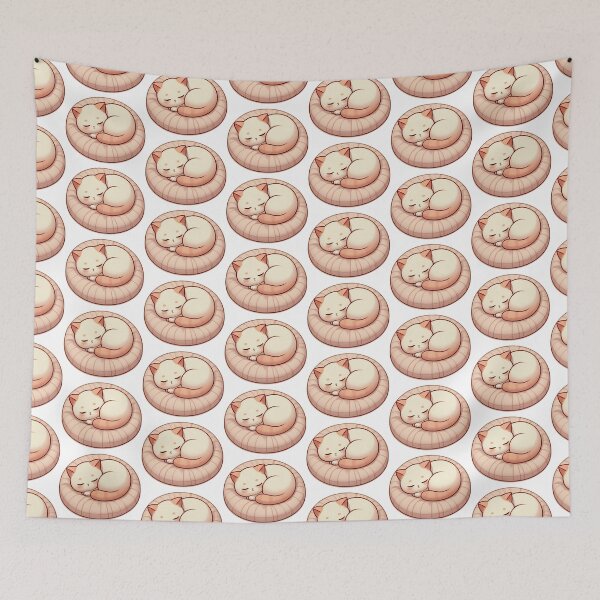 Item preview, Sleeping Kitten on Soft Pillow designed and sold by ввмел2020.
