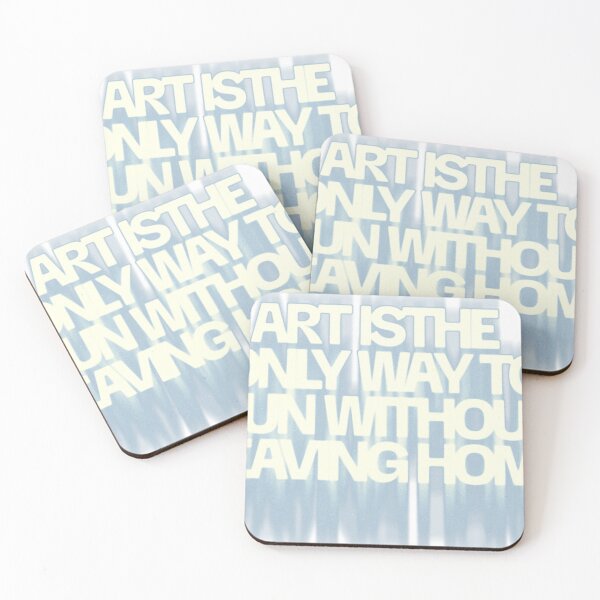 Item preview, Art is the only way to run without leaving home designed and sold by Kunj Bhesaniya.