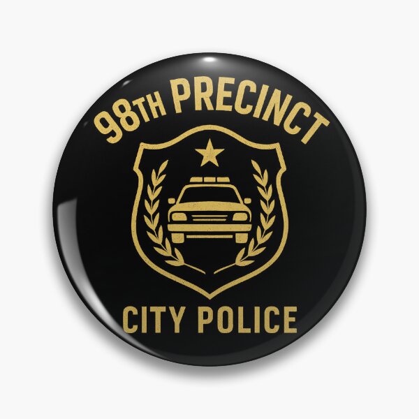 Item preview, 98th Precinct City Police – Fictional Department Badge Design designed and sold by Evolved Ape.