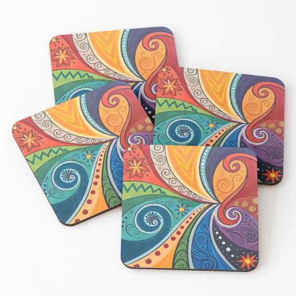 Item preview, Flowers Abstract Painting  designed and sold by trendspatterns.