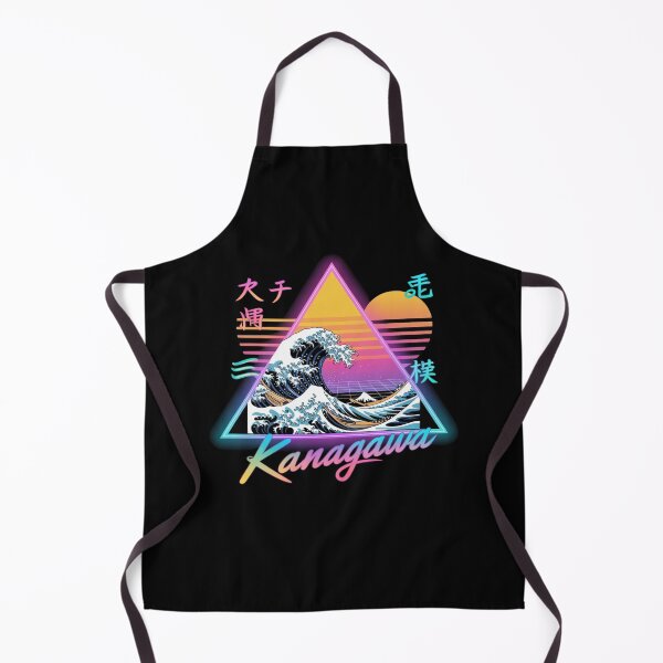 Item preview, Vaporwave Aesthetic Great Wave Retro Triangle designed and sold by Mateusz Majcherek.