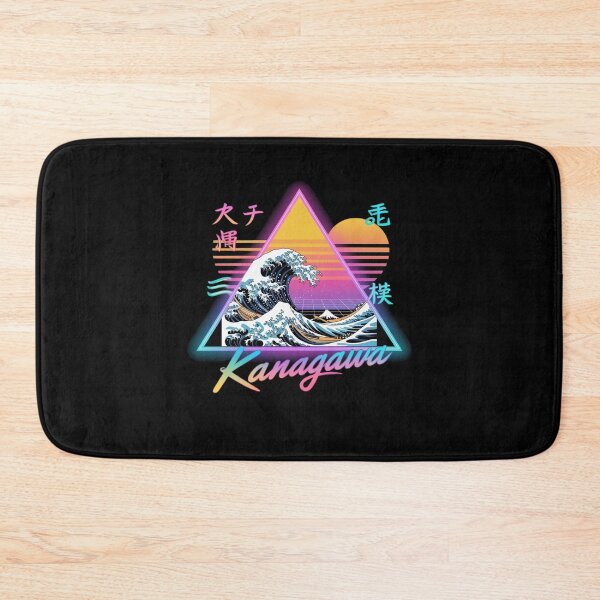Item preview, Vaporwave Aesthetic Great Wave Retro Triangle designed and sold by Mateusz Majcherek.