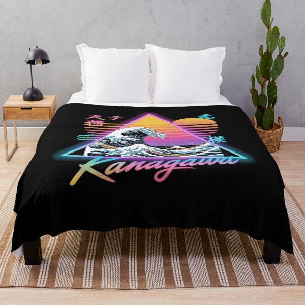 Item preview, Vaporwave Aesthetic Great Wave Retro Triangle designed and sold by Mateusz Majcherek.