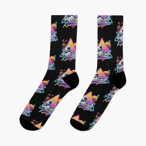 Item preview, Vaporwave Aesthetic Great Wave Retro Triangle designed and sold by Mateusz Majcherek.