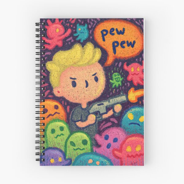 Item preview, Blonde Stick Man Shoots Demons Crayon Style designed and sold by Piotrek0001.