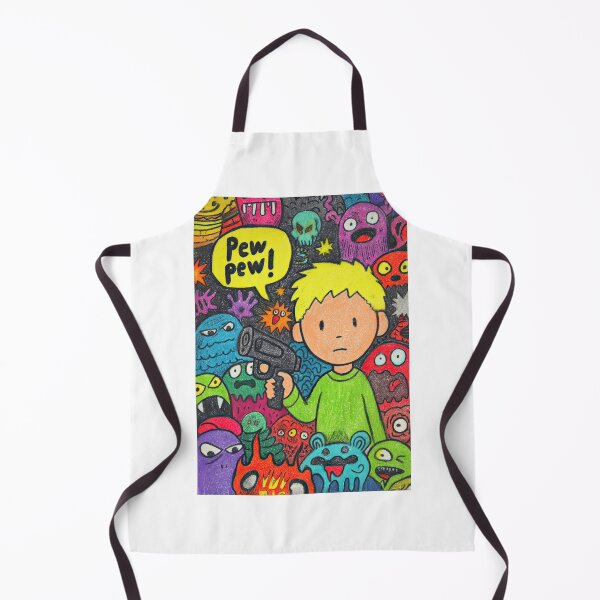 Item preview, Blasting Demons With A Comic Crayon Gun designed and sold by Piotrek0001.