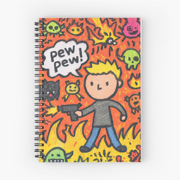 Item preview, Crayon Fighter Hero Wages Battle With Demons designed and sold by Piotrek0001.