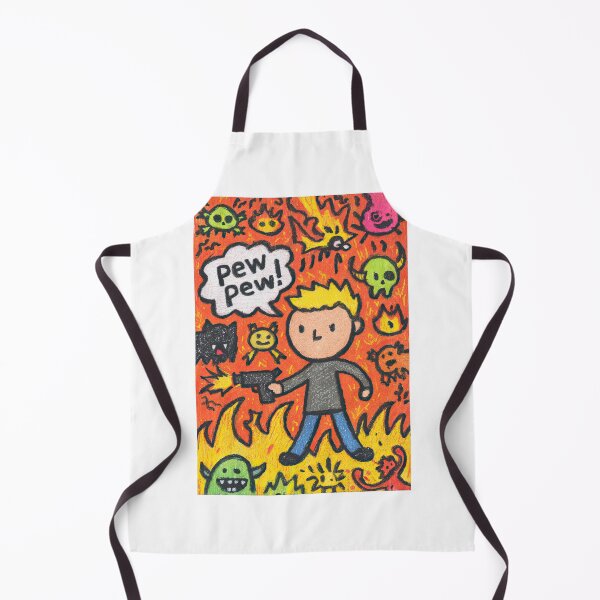 Item preview, Crayon Fighter Hero Wages Battle With Demons designed and sold by Piotrek0001.