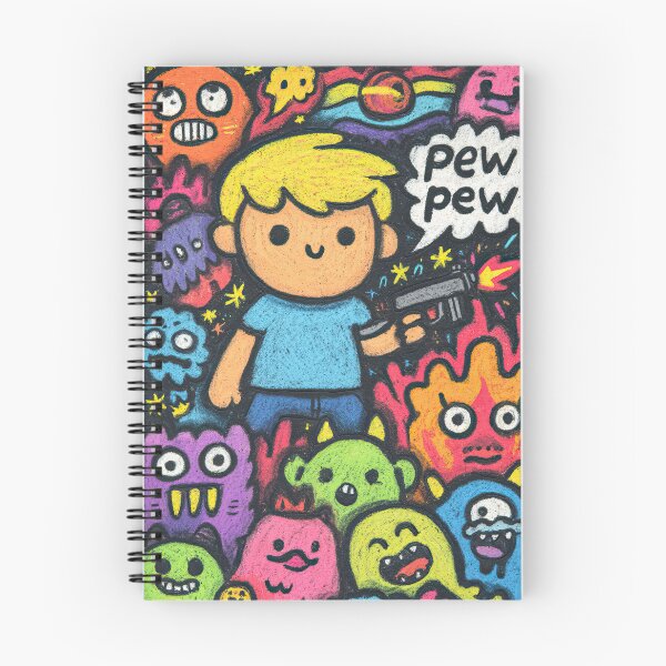 Item preview, Heroic Stick Man With Comic Pew Pew Gun designed and sold by Piotrek0001.