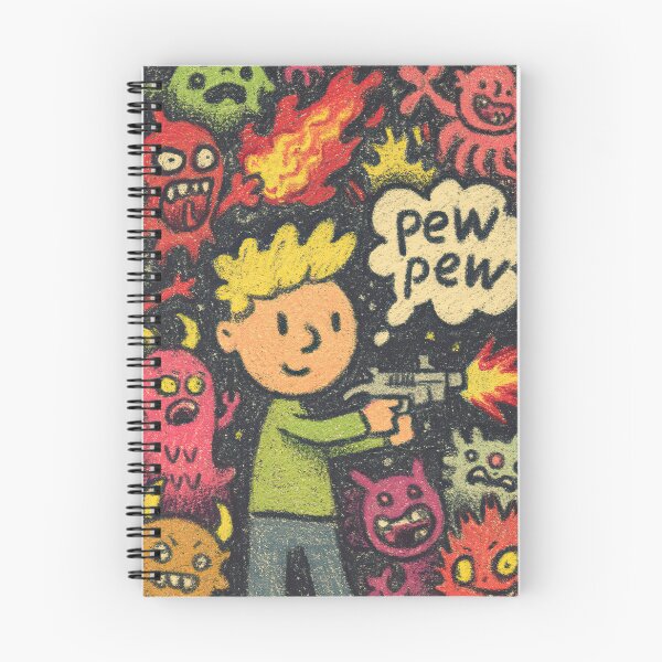 Item preview, Funny Battle Begins Crayon Hero Versus Demons designed and sold by Piotrek0001.