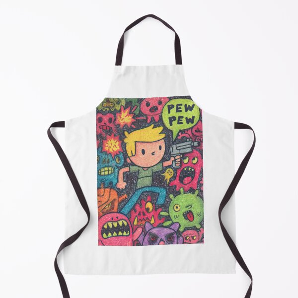 Item preview, Childlike Hero Shoots Demons With Comic Crayon designed and sold by Piotrek0001.