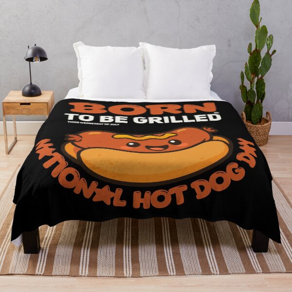 Item preview, Born to Be Grilled – National Hot Dog Day designed and sold by Hamza Mrizak.