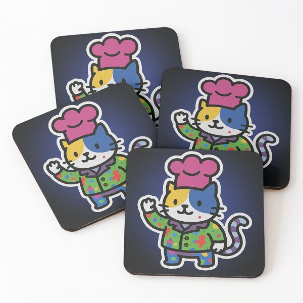 Item preview, Colourful Cook BunnyKat! (on black) designed and sold by kamunity.