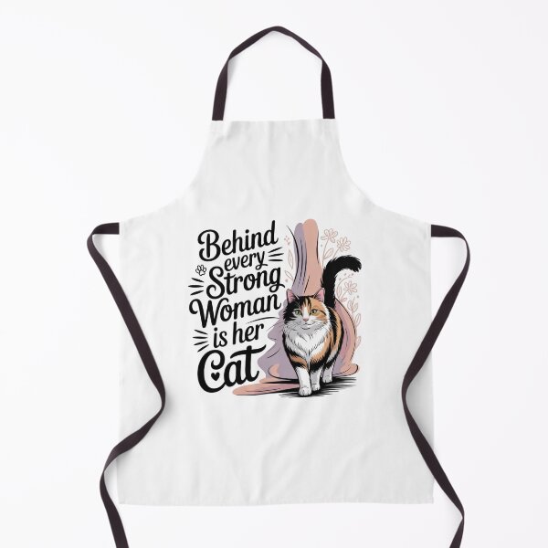 Item preview, Behind Every Strong Woman Is Her Cat designed and sold by Mateusz Majcherek.