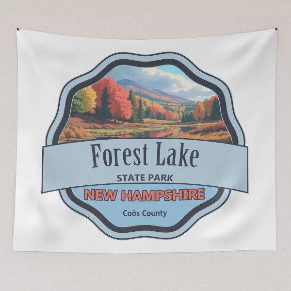Item preview, Forest Lake State Park, Coös County, New Hampshire designed and sold by Wanderful-roads.