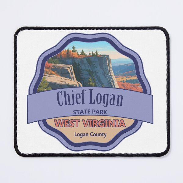 Item preview, Chief Logan State Park, Logan County, West Virginia designed and sold by Wanderful-roads.