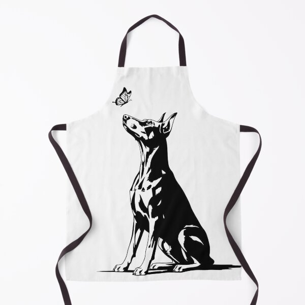 Item preview, Dobermann and Butterfly designed and sold by MargLandmeter.