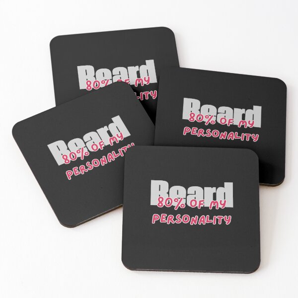 Item preview, Beard: 80% of My Personality – Funny Beard Quote for Men designed and sold by drdoodle92 Art.