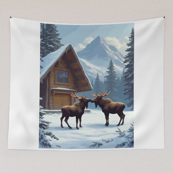 Item preview,  Moose shows strength. designed and sold by Whose-sweat.
