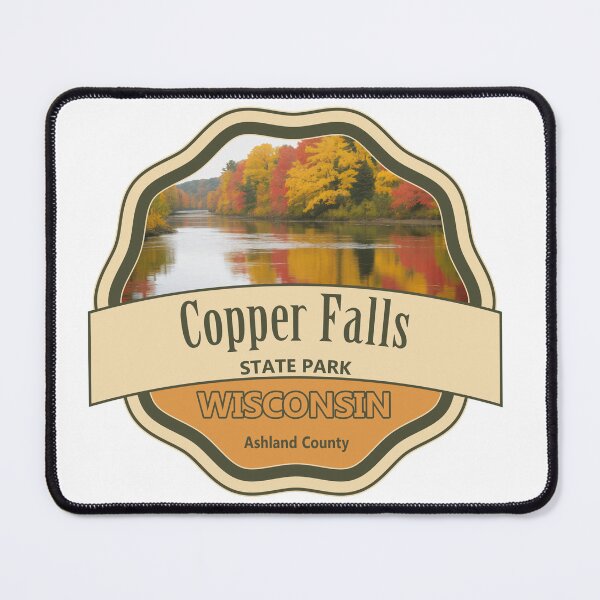 Item preview, Copper Falls State Park, Ashland County, Wisconsin designed and sold by Wanderful-roads.