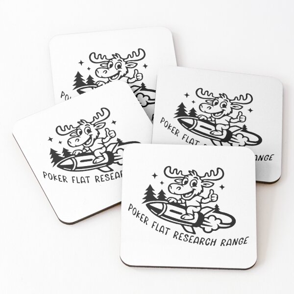 Item preview, Moose on a Rocket – Poker Flat Research Range Design designed and sold by Kathryn Creates.
