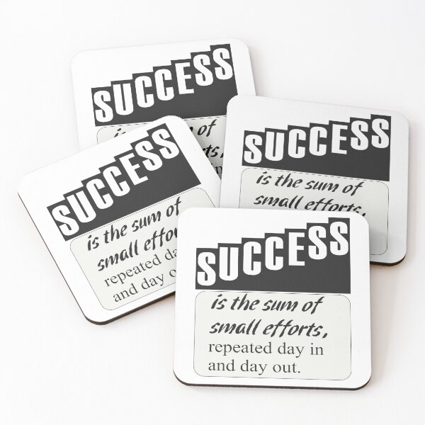 Item preview, Success Is the Sum of Small Efforts Quote Design – Robert Collier Motivational Typography designed and sold by ArtsyExplorer.