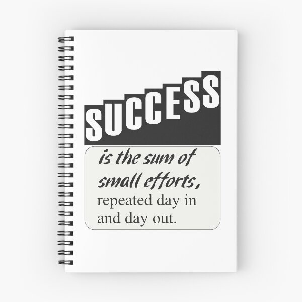 Item preview, Success Is the Sum of Small Efforts Quote Design – Robert Collier Motivational Typography designed and sold by ArtsyExplorer.