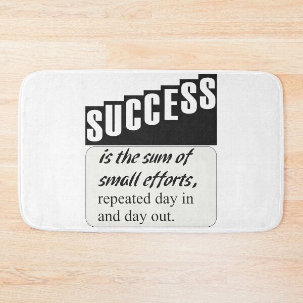 Item preview, Success Is the Sum of Small Efforts Quote Design – Robert Collier Motivational Typography designed and sold by ArtsyExplorer.