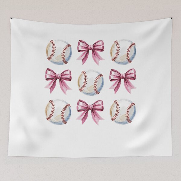 Item preview, Coquette Baseball Baseball Gameday Pink Baseball Bow Baseball Season designed and sold by XuanhieuBp.