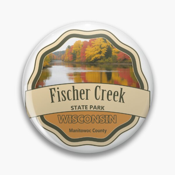 Item preview, Fischer Creek State Recreation Area, Manitowoc County, Wisconsin designed and sold by Wanderful-roads.